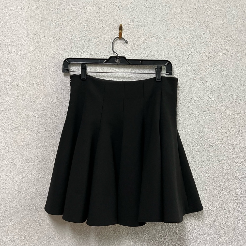 Elizabeth and James Black Mini Skater Skirt